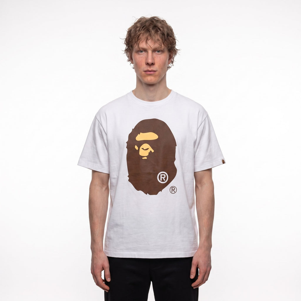 tričko BAPE Big Ape Head T-Shirt White 1K80-110-002 ADONIO