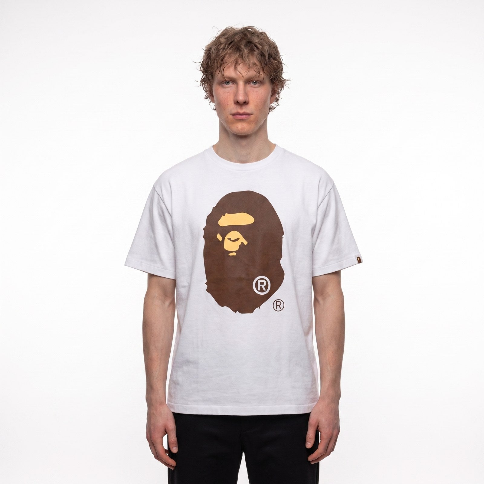 BAPE Big Ape Head T-Shirt White - model foto