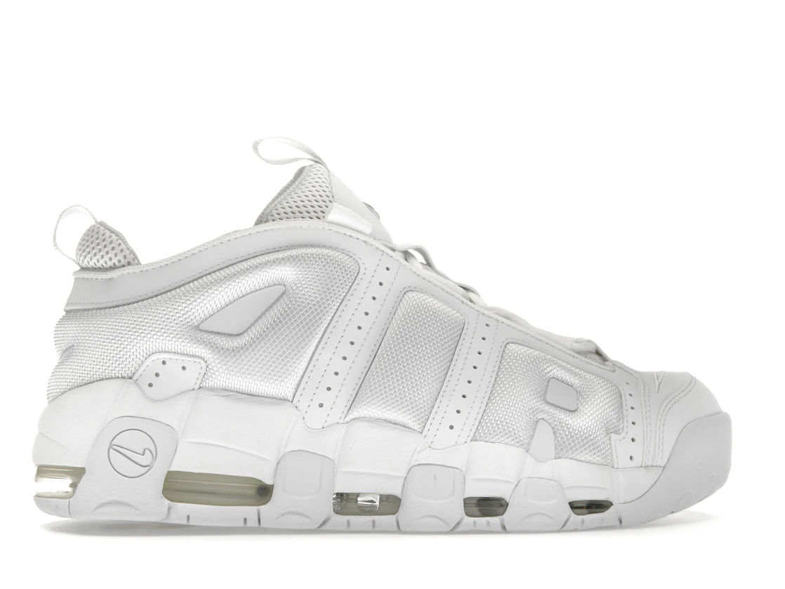 Nike Air More Uptempo Low Triple White