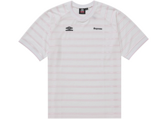 Supreme Umbro Stripe Soccer Jersey White