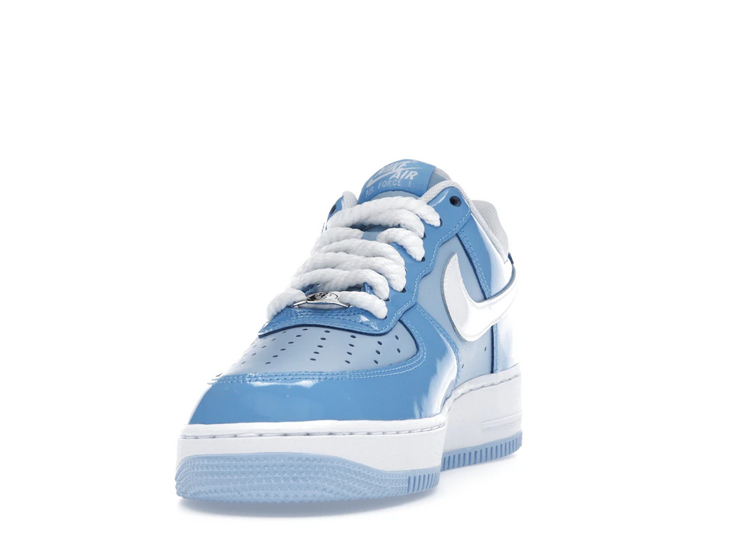 tenisky a boty Nike Air Force 1 Low '07 LV8 Phychic Blue White Patent HV9405-400 ADONIO