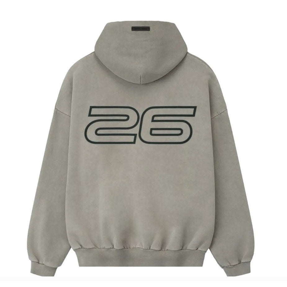 Fear of God Essentials 90s Hoodie Smoke Grey ADONIO