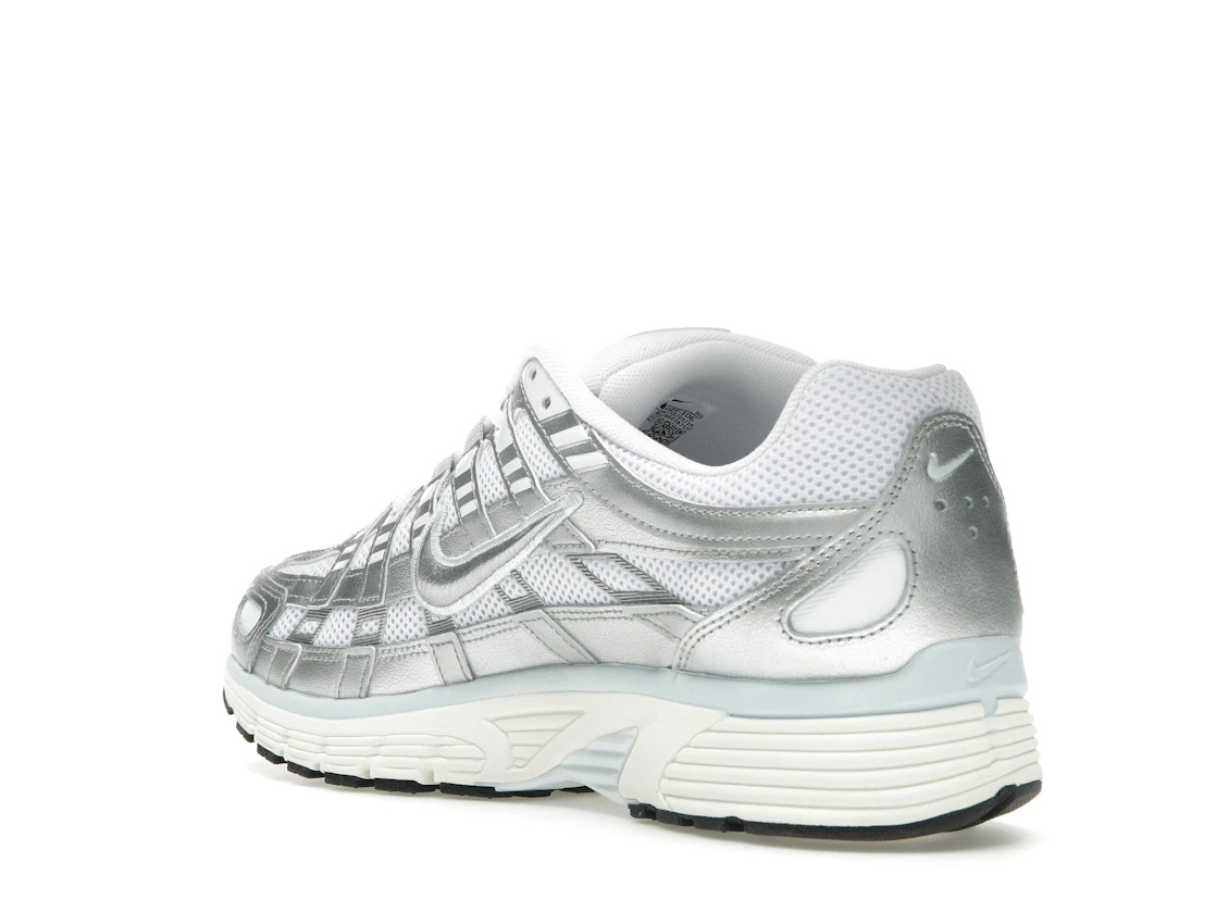 Nike P-6000 White Blue Tint Sail Metallic Silver (W)