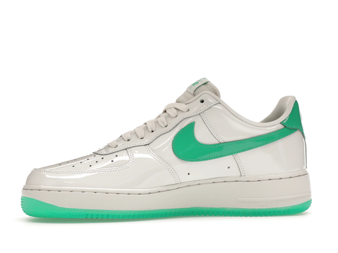 Nike Air Force 1 Low '07 Patent Platinum Tint Stadium Green