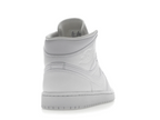 Jordan 1 Mid Triple White