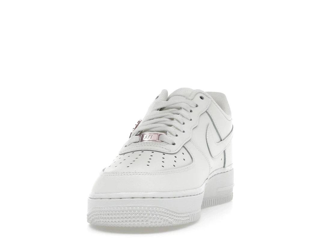 Nike Air Force 1 Low Liquid Metal Swoosh Metallic Rose Gold (W)