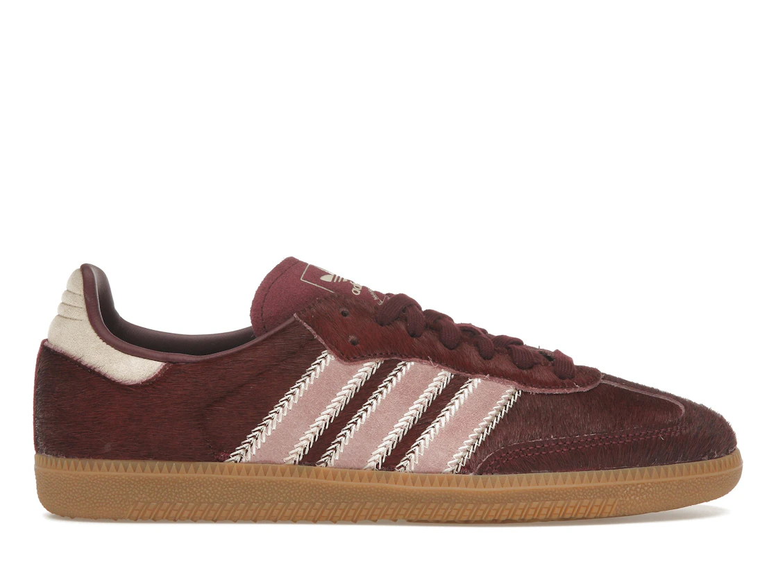 adidas Samba OG Maroon Sand Strata Pony (W)
