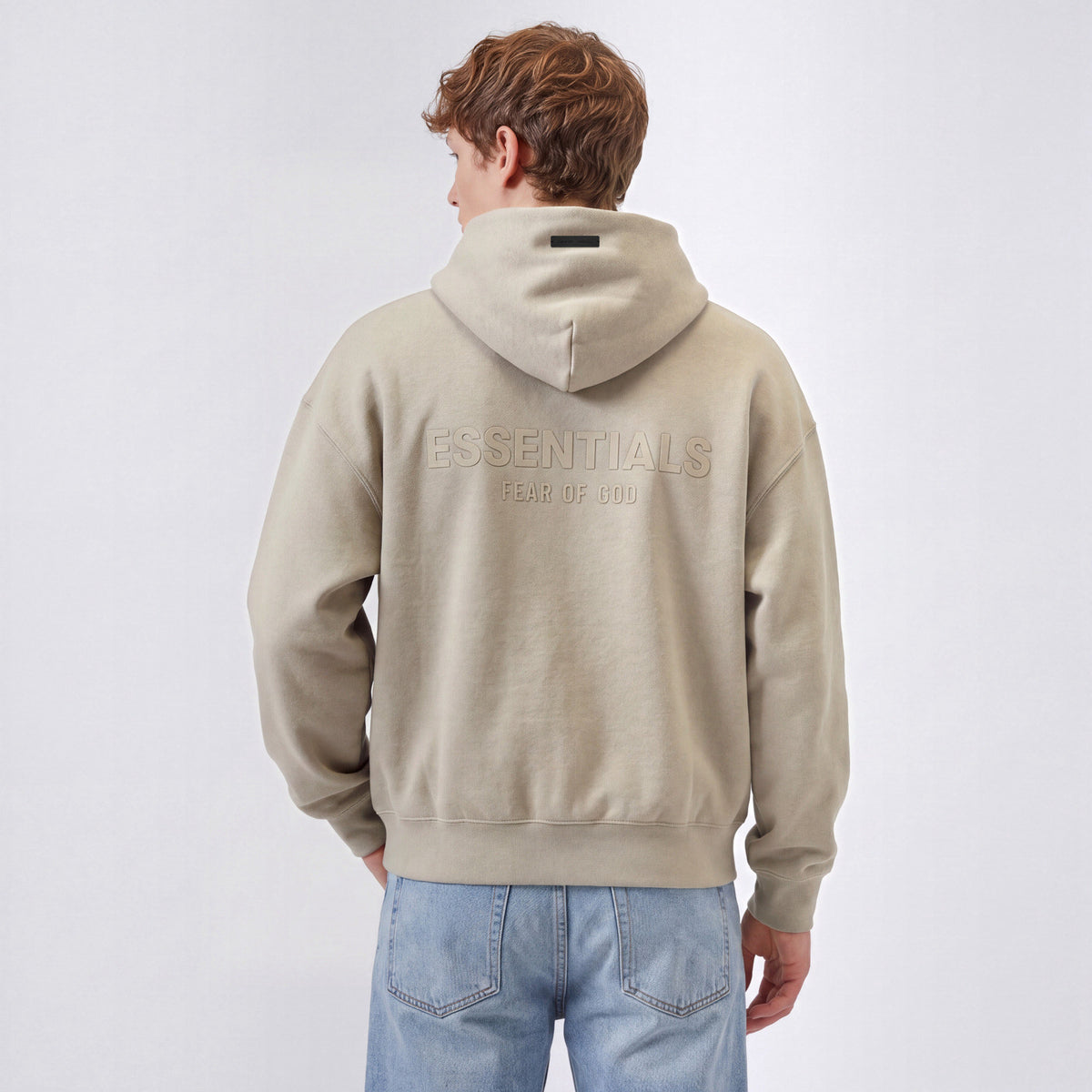 Fear of God Essentials S25 Zip-Up Hoodie Timber ADONIO