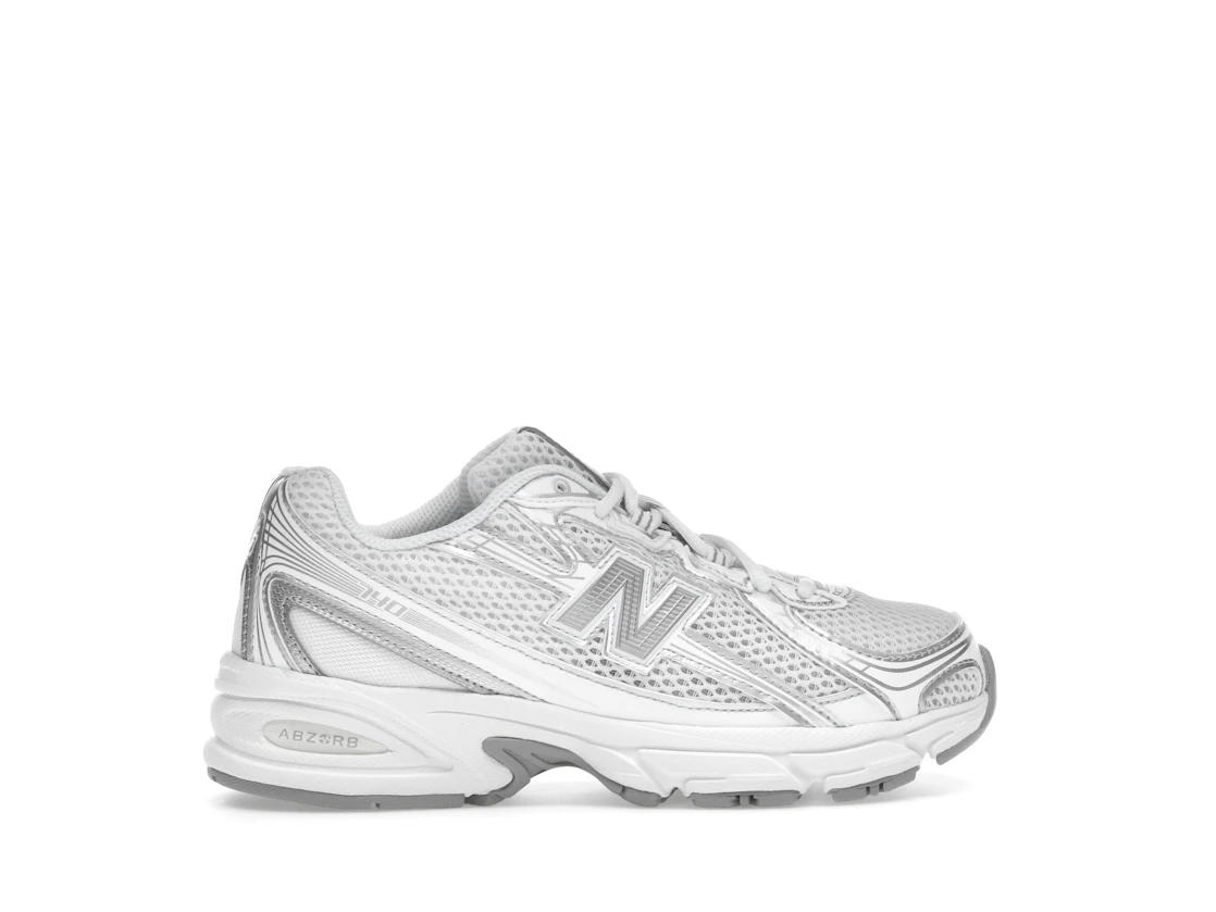 New Balance 740 White Silver Metallic (GS)