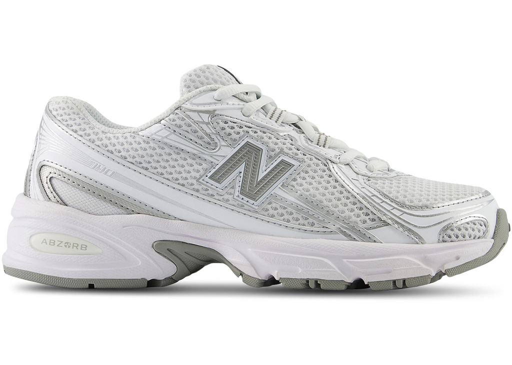 New Balance 740 White Silver Metallic (GS)
