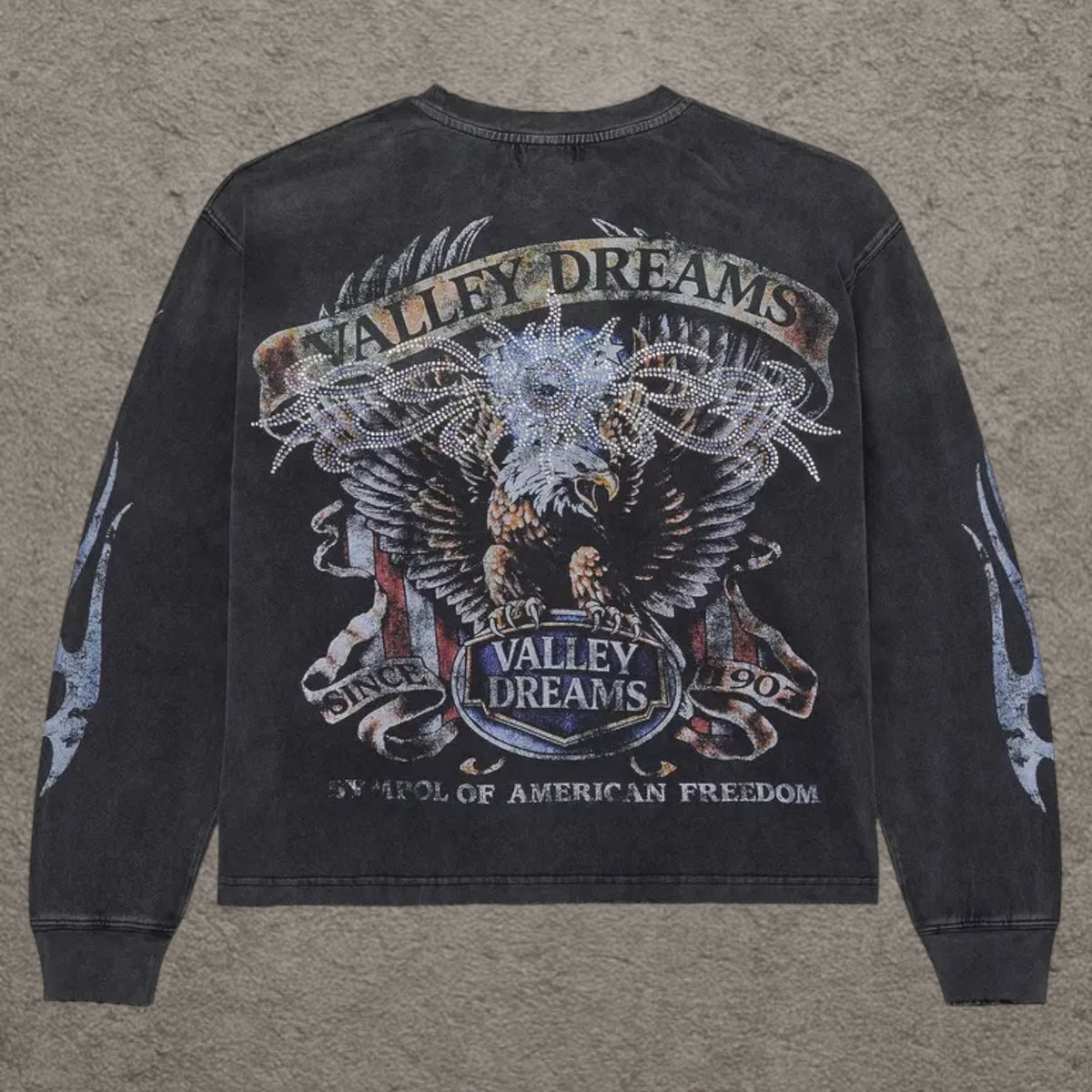 Vale Forever State Tribal Longsleeve, Black