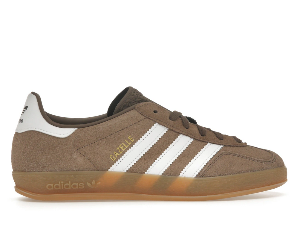 adidas Gazelle Indoor Earth Strata White Gold Metallic