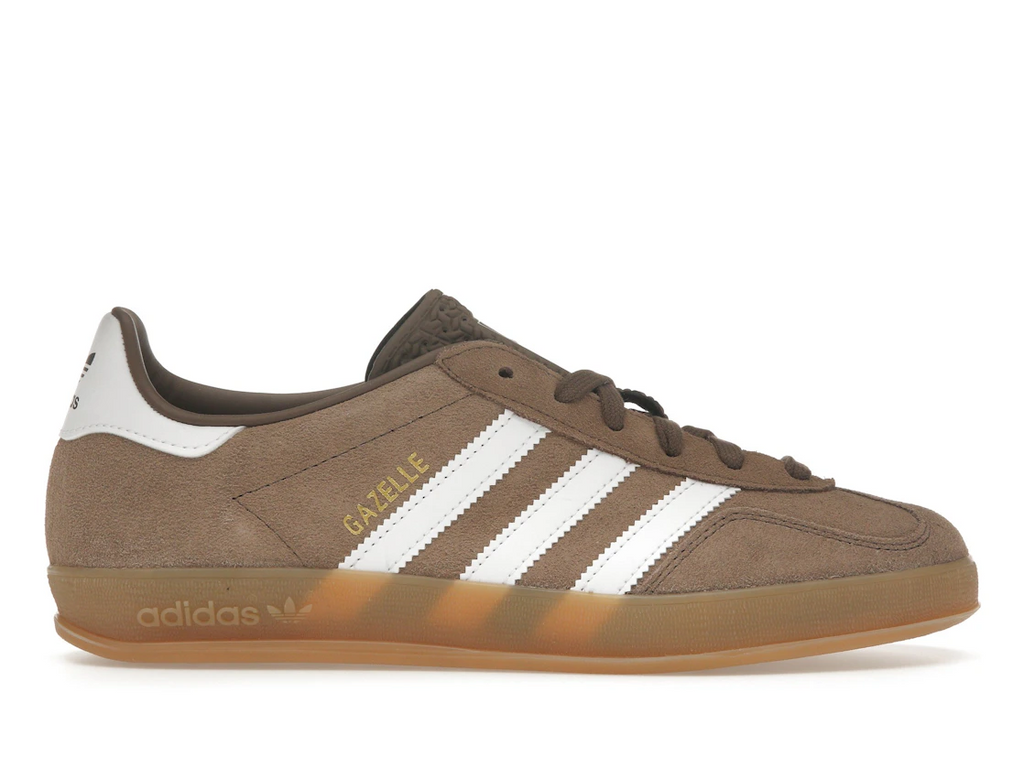 adidas Gazelle Indoor Earth Strata White Gold Metallic