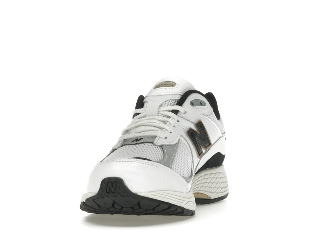 New Balance 2002R White Black Gold Metallic