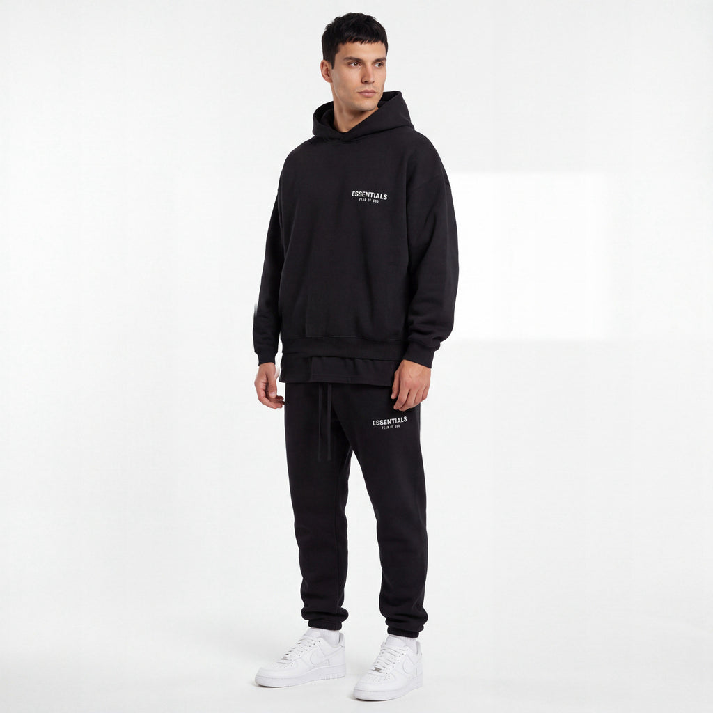 Fear of God Essentials FW24 Black White - Celý set ADONIO