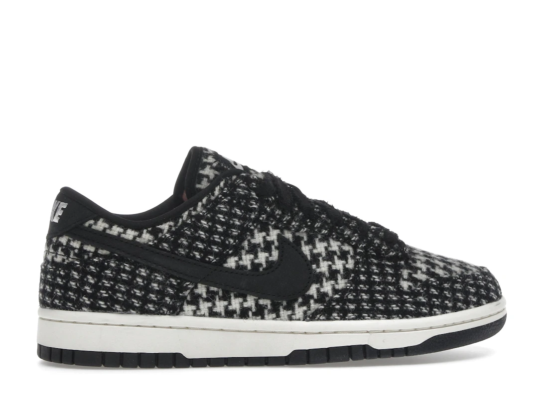 Nike Dunk Low Harris Tweed White Black Multi (W)