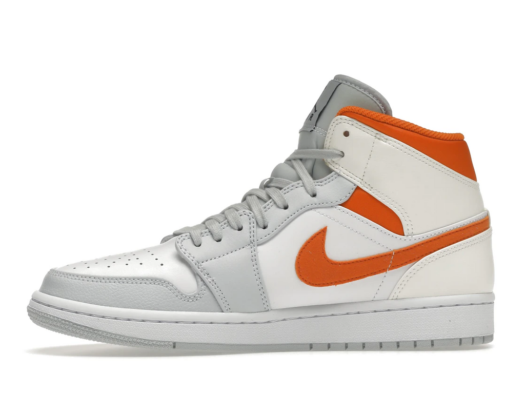 Jordan 1 Mid Starfish Pure Platinum
