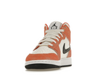Air Jordan 1 Mid SE Orange Suede (GS)