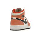 Air Jordan 1 Mid SE Orange Suede (GS)