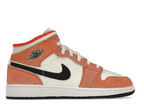 Air Jordan 1 Mid SE Orange Suede (GS)
