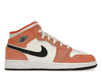 Air Jordan 1 Mid SE Orange Suede (GS)