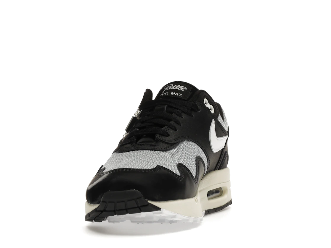 Nike Air Max 1 Patta Waves Metallic Silver White Black