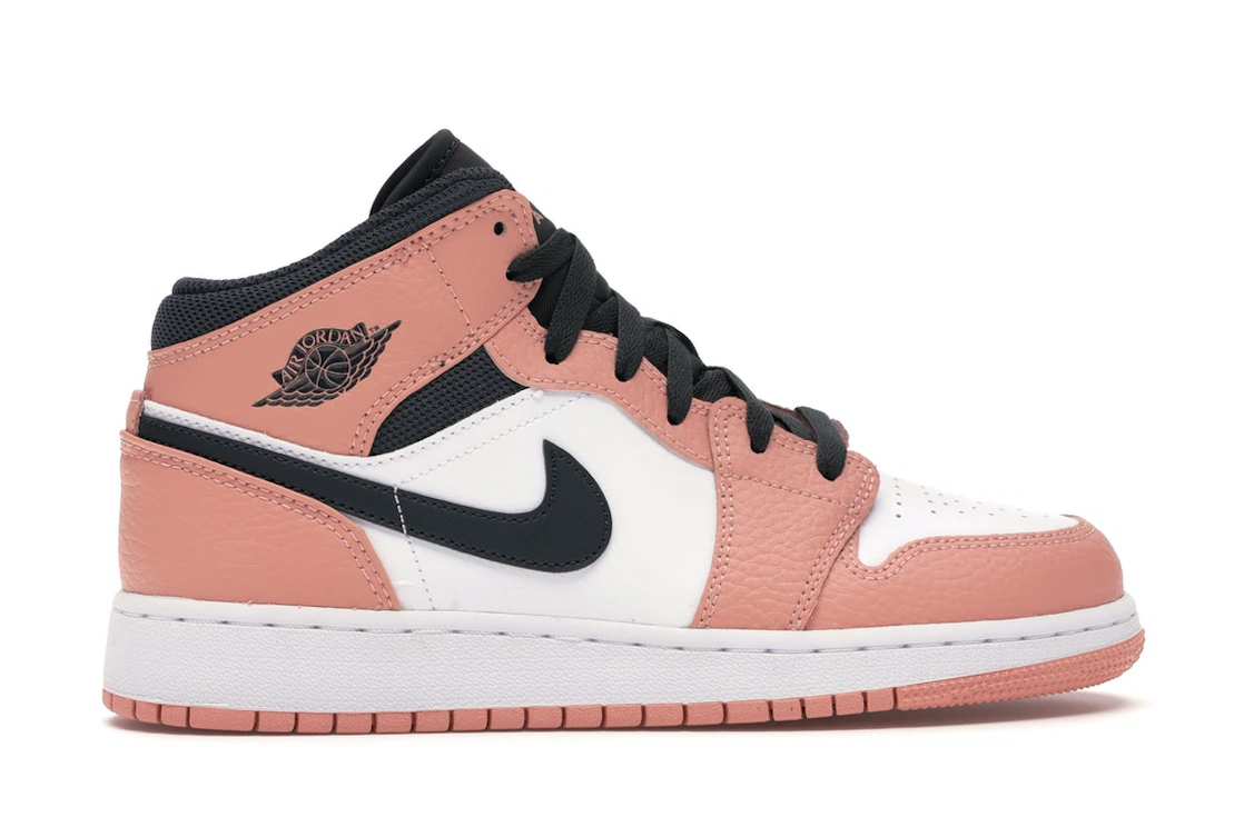 Jordan 1 Mid Pink Quartz (GS)