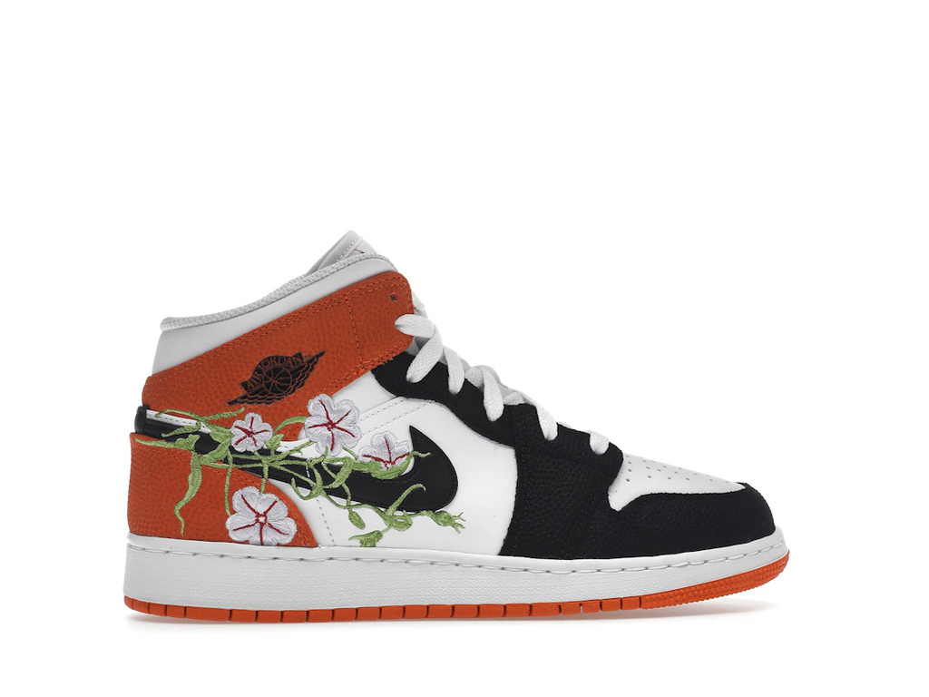 Jordan 1 Mid SE Basketball Blossom (GS)