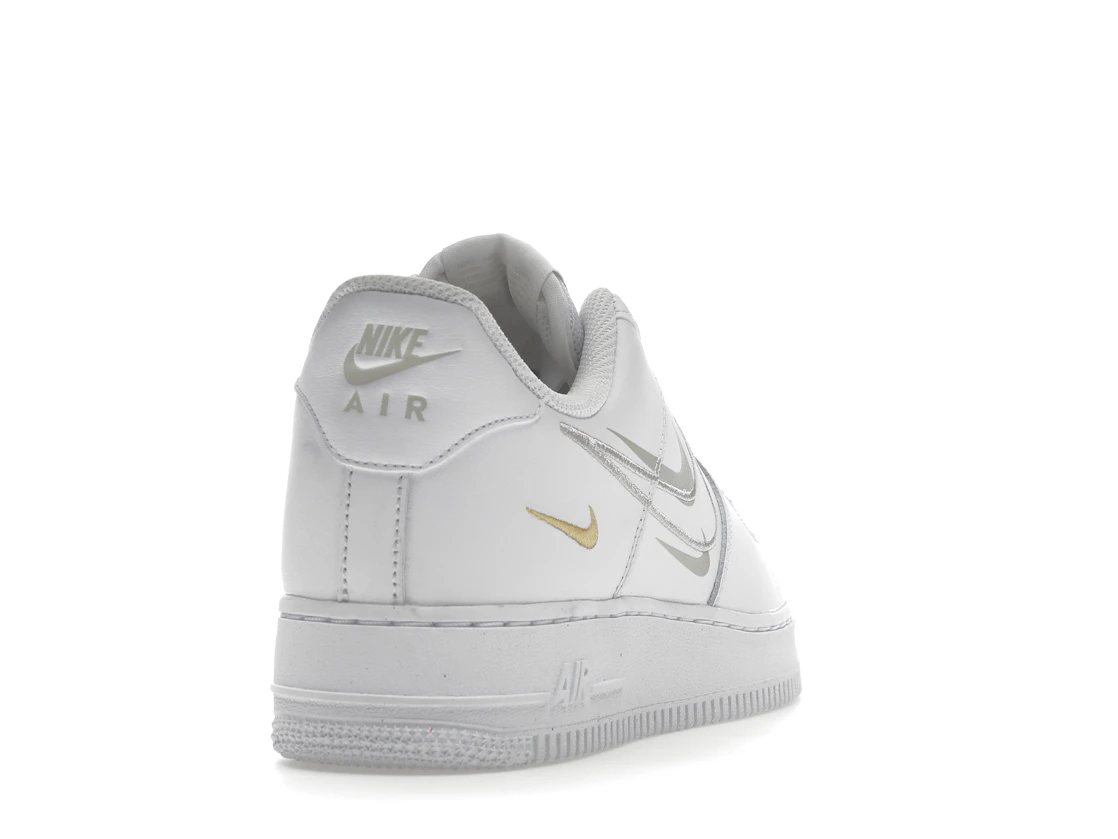 Nike Air Force 1 Low Multi-Swoosh White Yellow