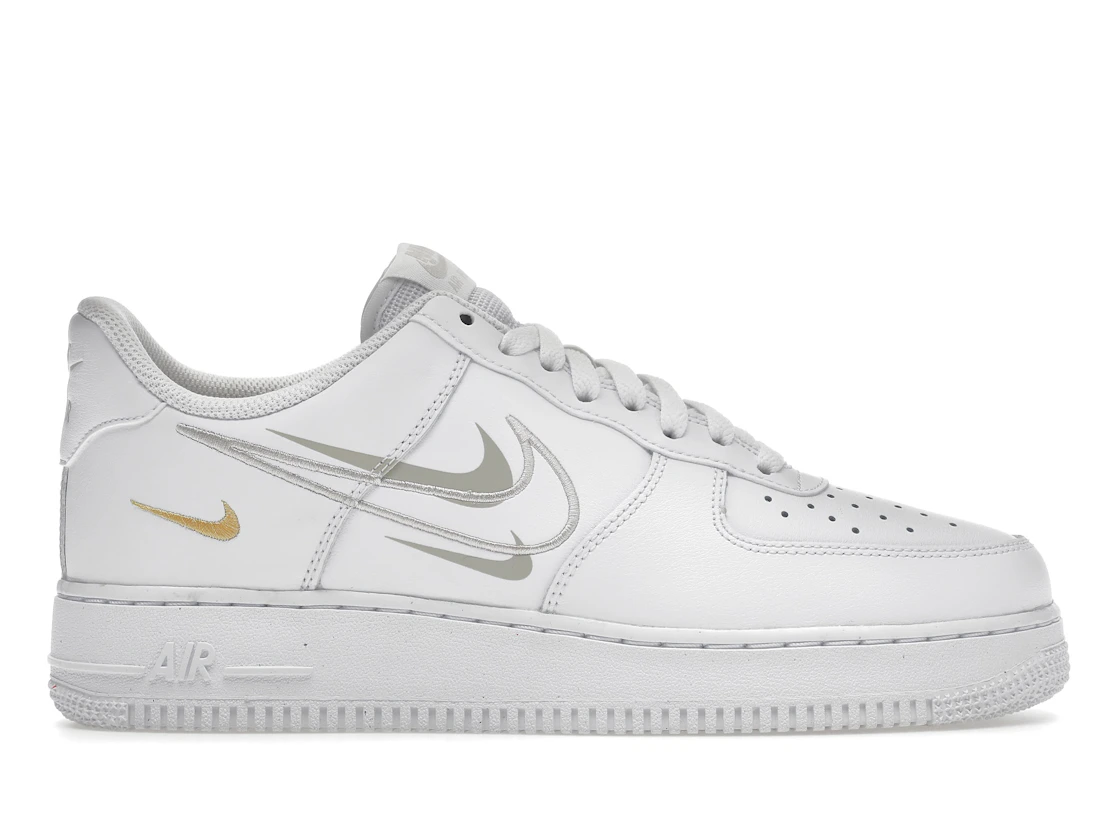 Nike Air Force 1 Low Multi-Swoosh White Yellow