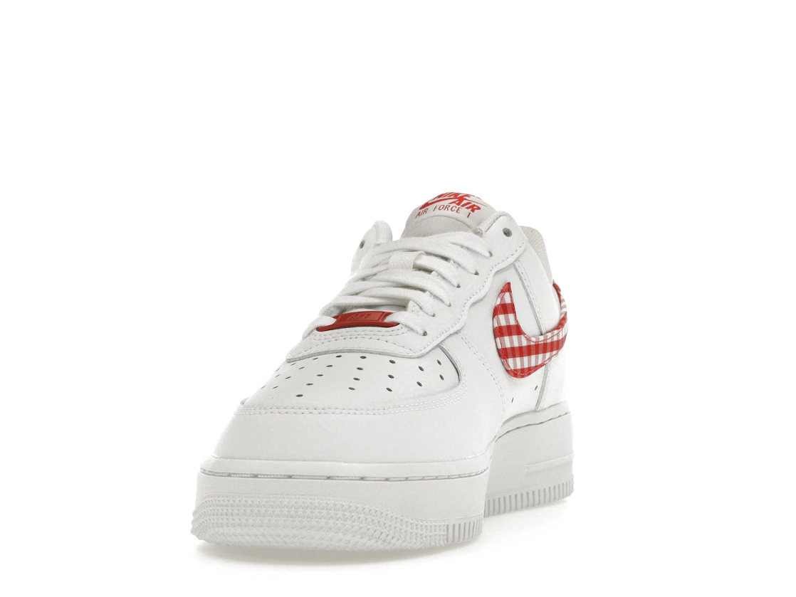 Nike Air Force 1 Low '07 Essential White Mystic Red Gingham (W)