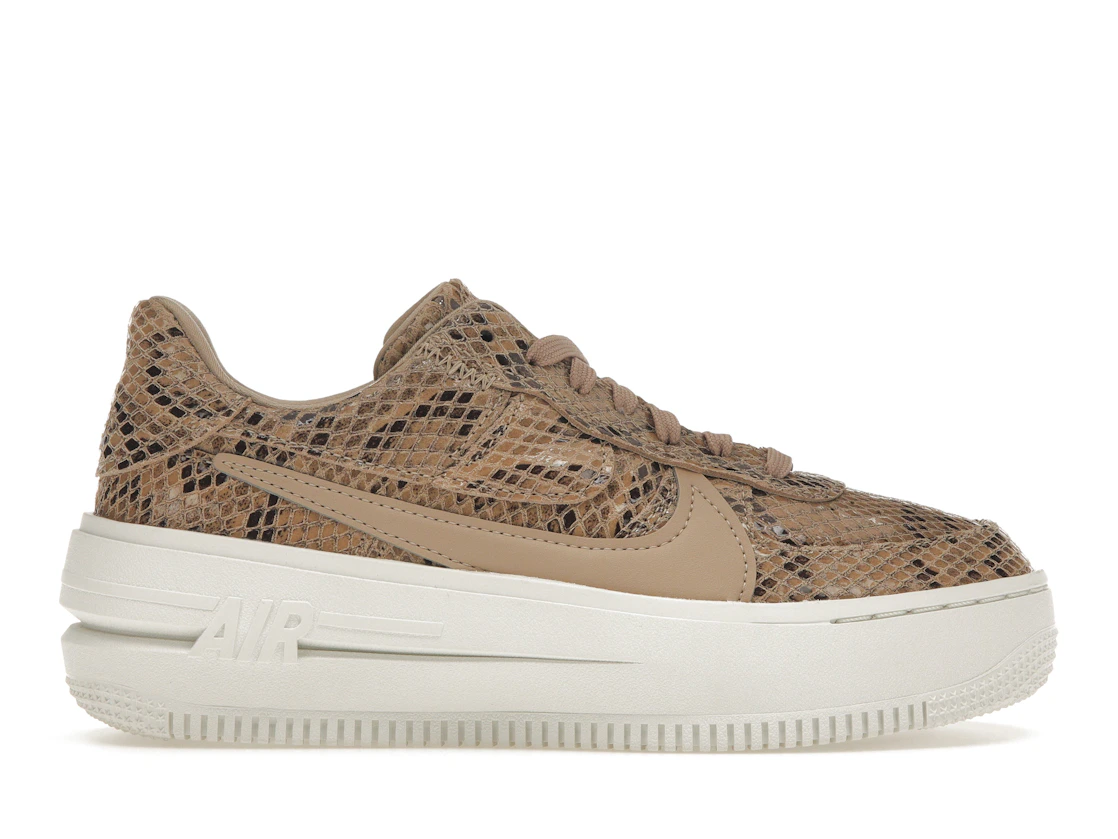 Nike Air Force 1 PLT.AF.ORM Brown Snakeskin Print (W)