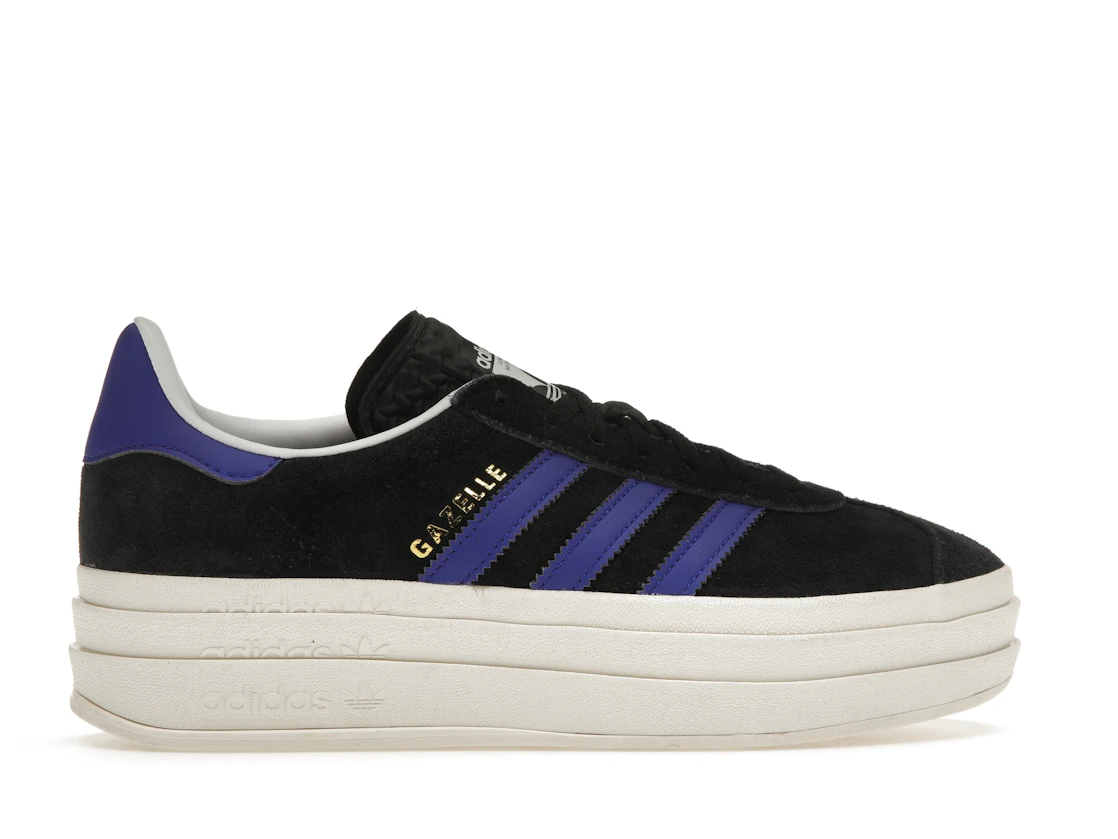 adidas Gazelle Bold Core Black Lucid Blue (W)