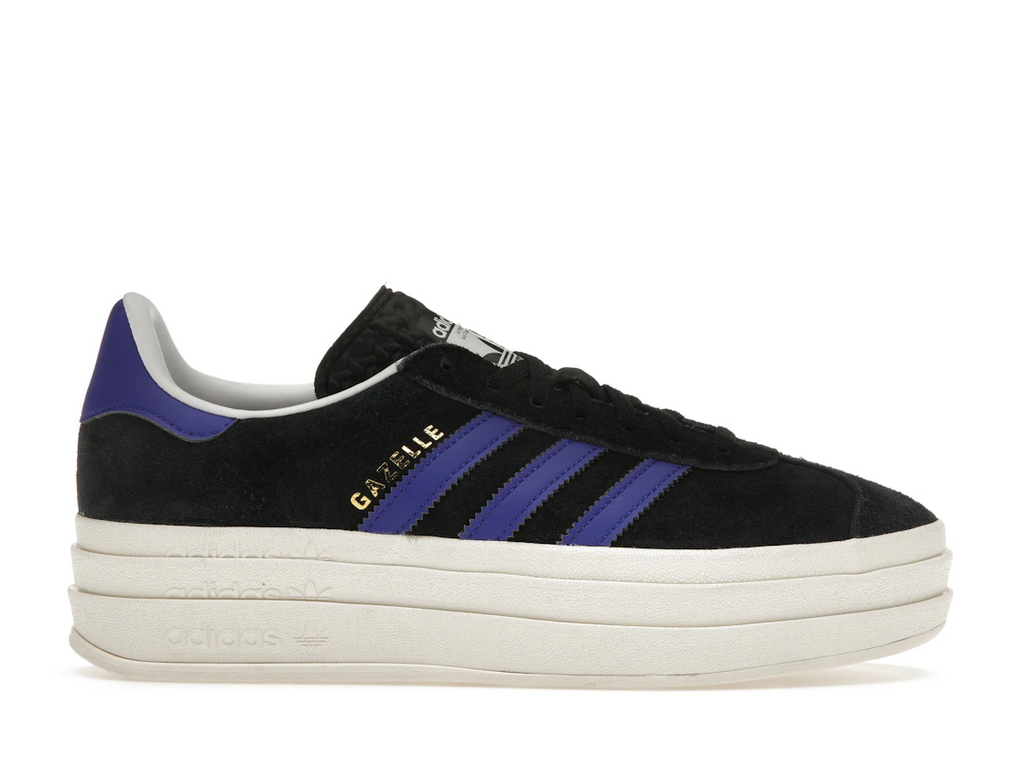adidas Gazelle Bold Core Black Lucid Blue (W)