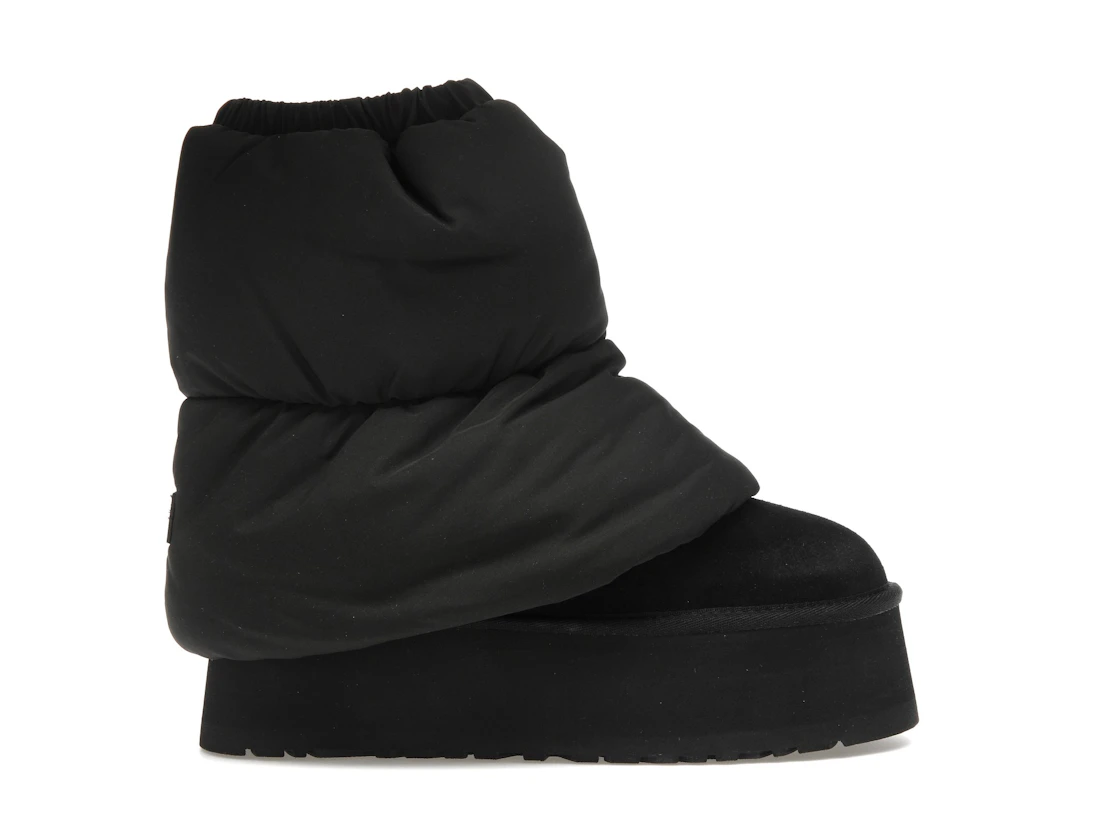 UGG Classic Mini Dipper Puffer Boot Black (W)