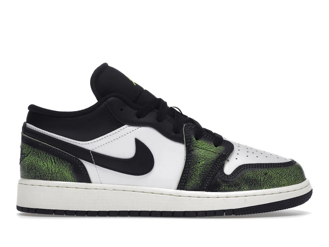 Jordan 1 Low Wear Away Electric Green (GS)