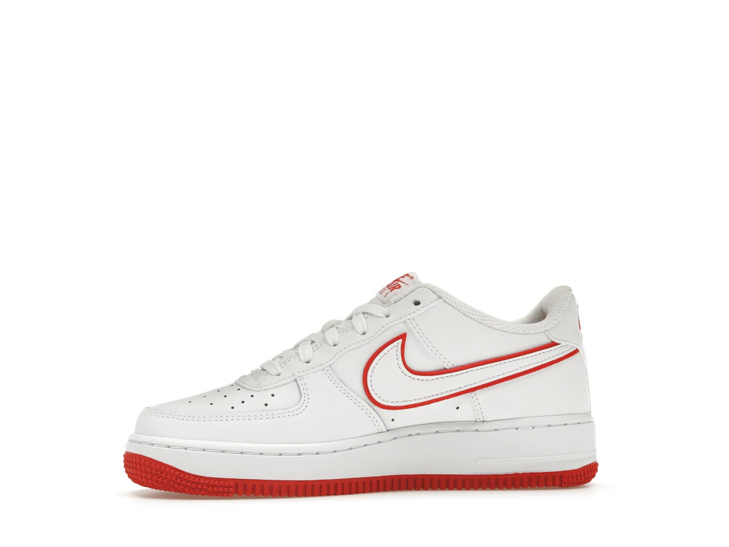 Nike Air Force 1 Low White Picante Red (GS)