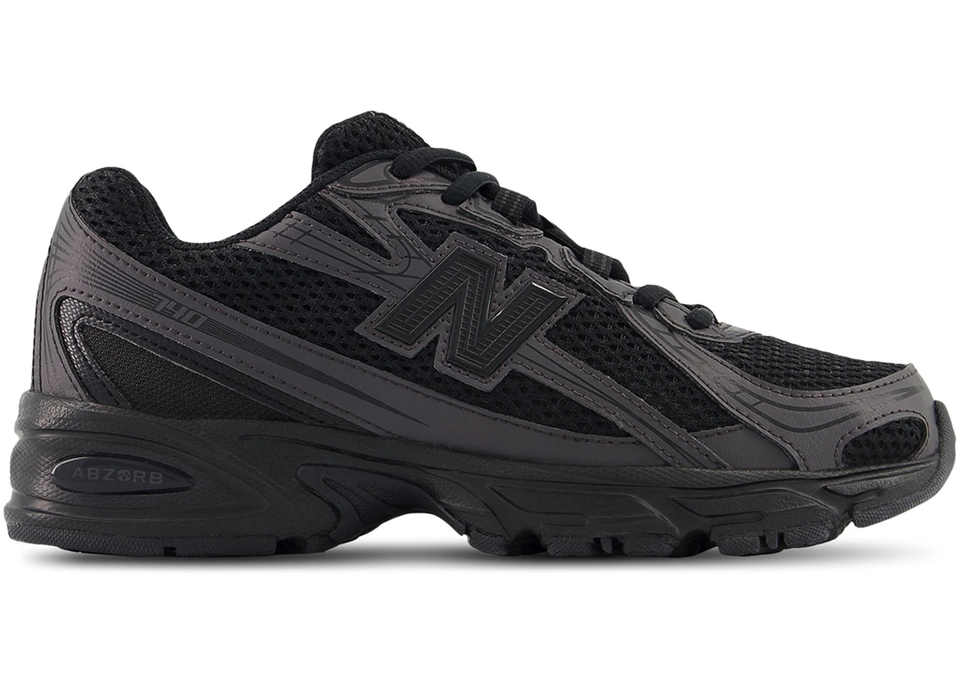 New Balance 740 Triple Black (GS)