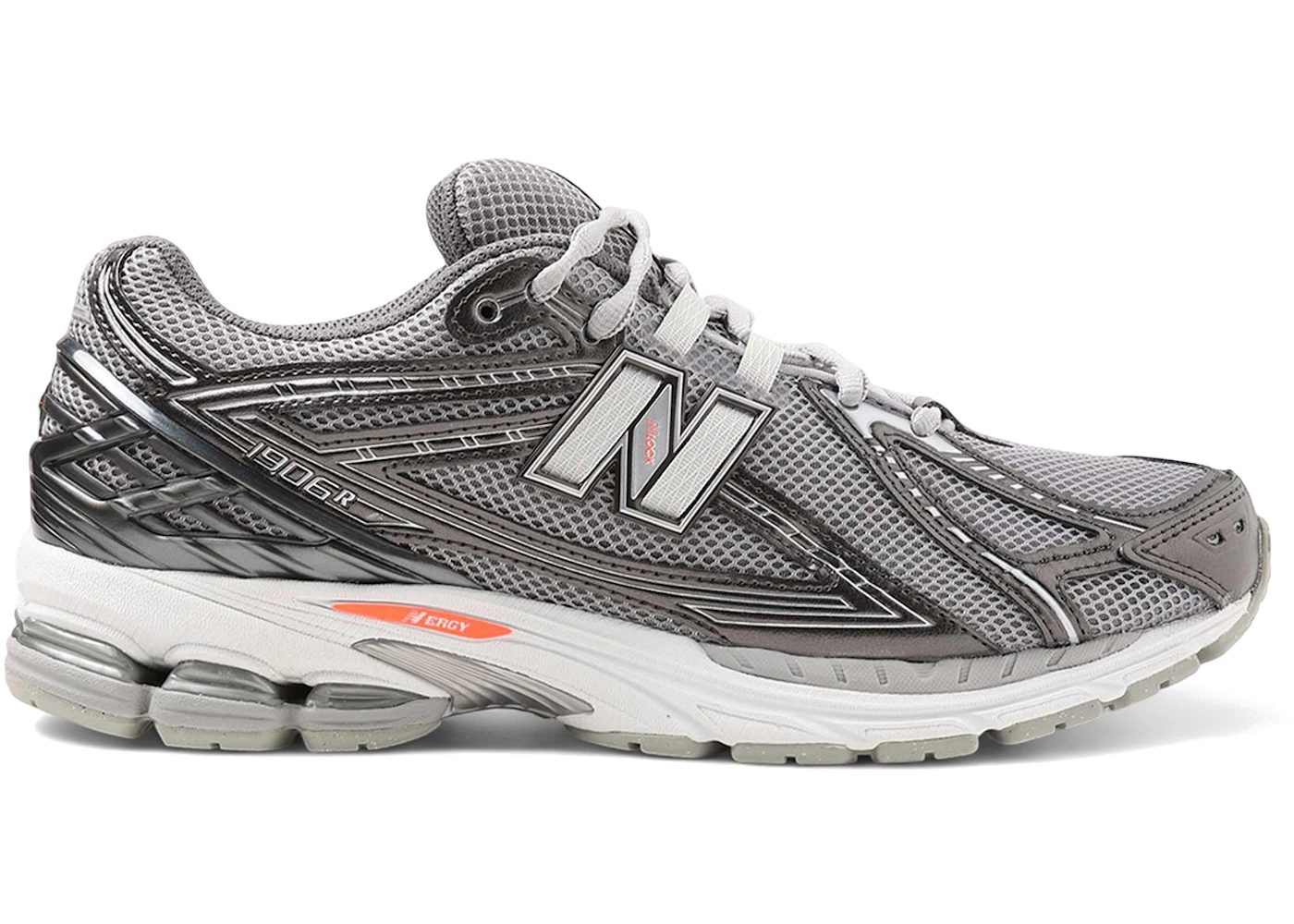 New Balance 1906R Black Metallic Urgent Red Slate