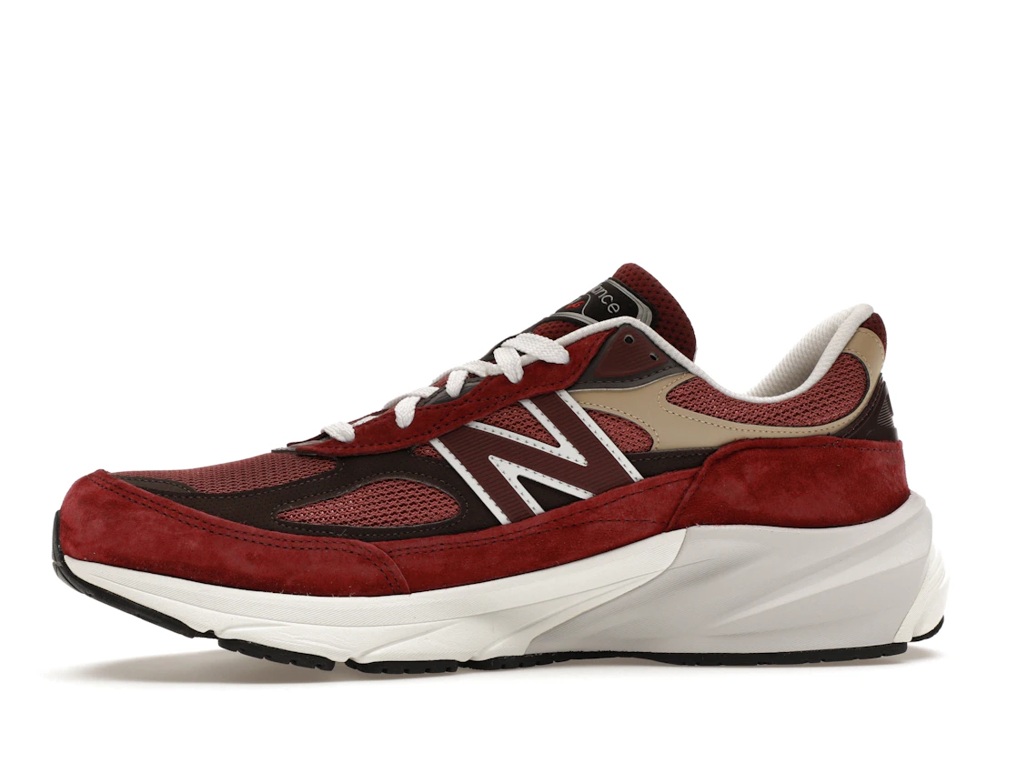 New Balance 990v6 MiUSA Teddy Santis Burgundy Tan