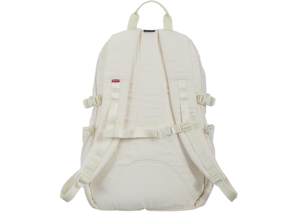 Supreme Denim Backpack White