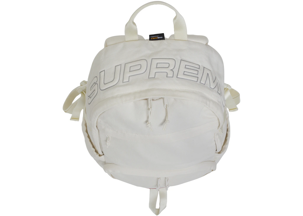Supreme Denim Backpack White