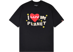 Broken Planet Luv My Planet T-shirt Midnight Black