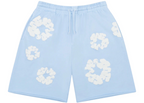 oblečení Denim Tears The Cotton Wreath Sweatshorts Powder Blue ADONIO