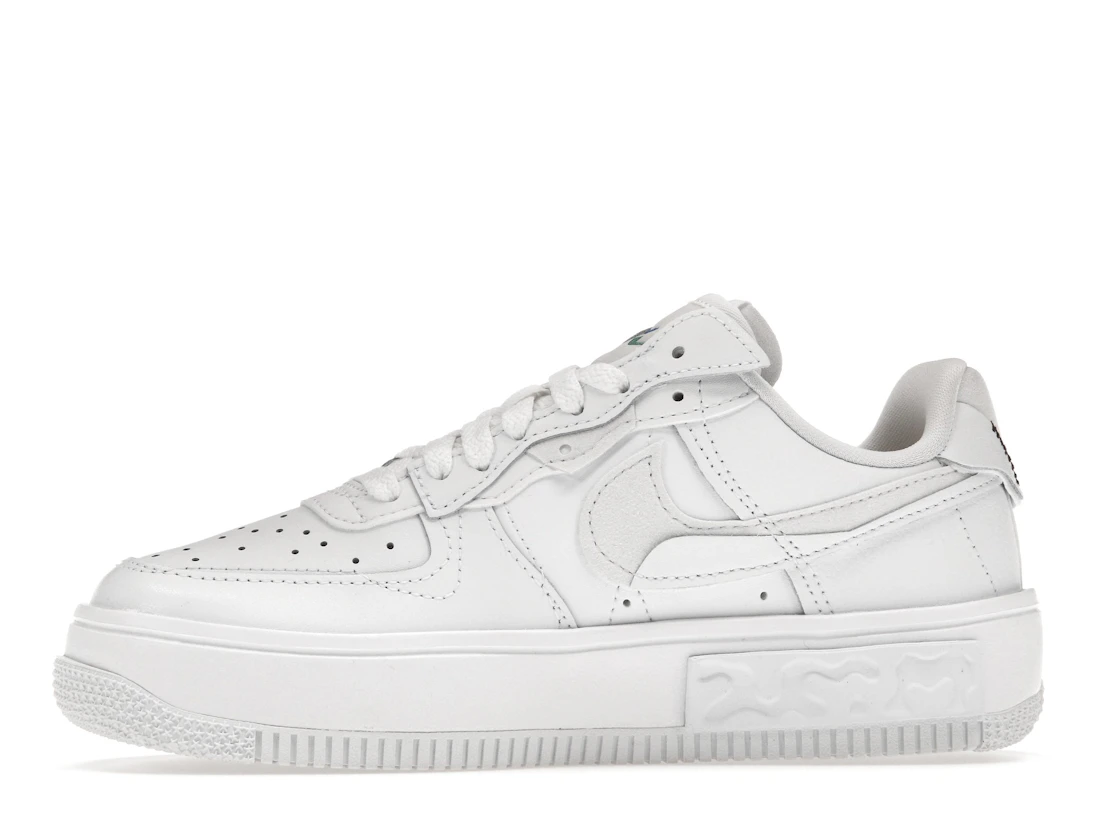 Nike Air Force 1 Low Fontanka Triple White Multi Color Swoosh (W)