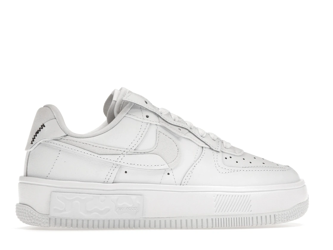 Nike Air Force 1 Low Fontanka Triple White Multi Color Swoosh (W)
