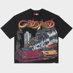 tričko Godspeed South Beach Drive Miami Superrun Tee Black INS-73D2674F0A ADONIO