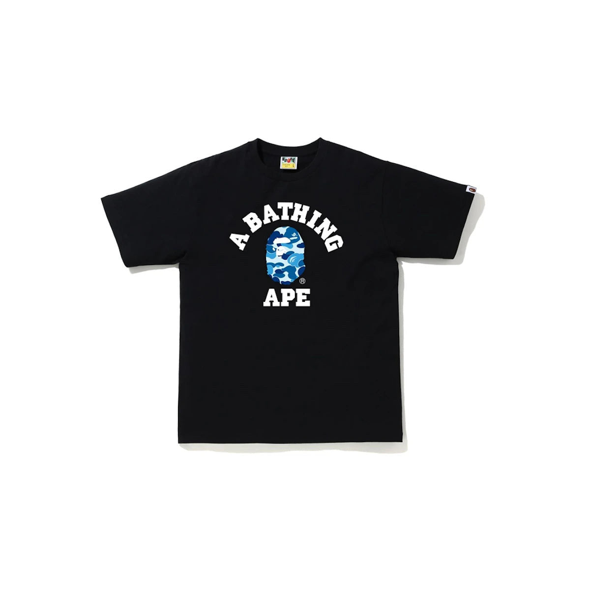 BAPE ABC Camo College T-Shirt Black/Blue
