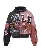 Vale Forever Zip Up Two Face Hoodie Black/Red