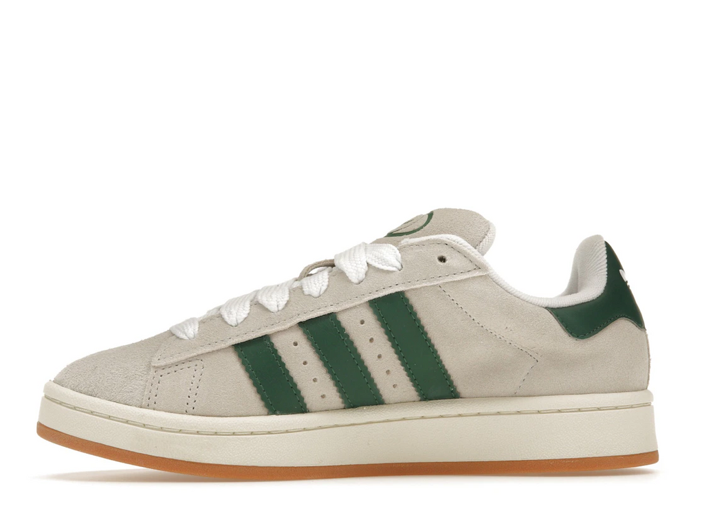 Adidas Campus 00s Crystal White Dark Green